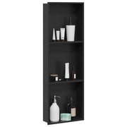 Vidaxl douche niche zwart 92 x 32 x 10 cm roestvrij staal - afbeelding 3