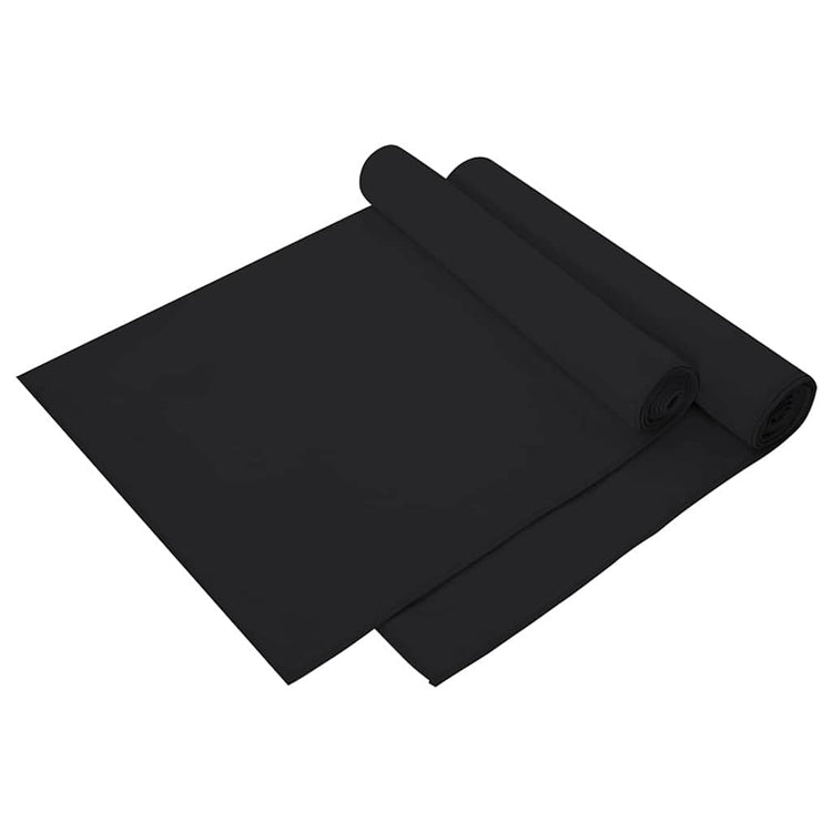 Vidaxl sporthanddoeken 2 st zwart 140 x 70 cm polyester en polyamide