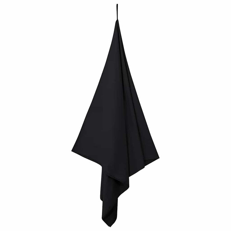 Vidaxl sporthanddoeken 2 st zwart 180 x 90 cm