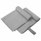 Vidaxl sporthanddoeken 2 st donkergrijs 50 x 30 cm