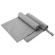 Vidaxl sporthanddoeken 2 st donkergrijs 100 x 50 cm