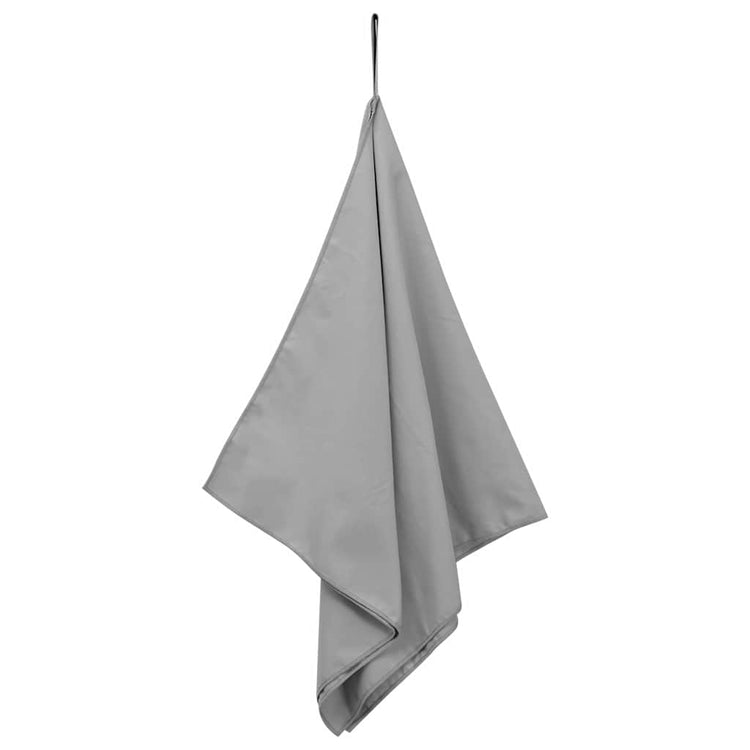 Vidaxl sporthanddoeken 2 st donkergrijs 100 x 50 cm