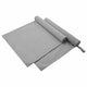 Vidaxl sporthanddoeken 2 st donkergrijs 90 x 180 cm
