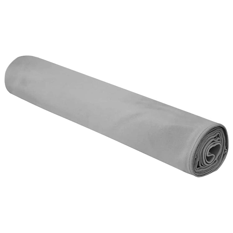 Vidaxl sporthanddoeken 2 st donkergrijs 90 x 180 cm