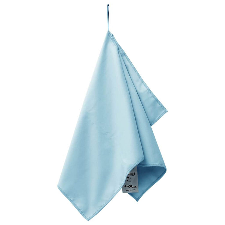 Vidaxl sporthanddoeken 2 st blauw 50 x 30 cm polyester en polyamide