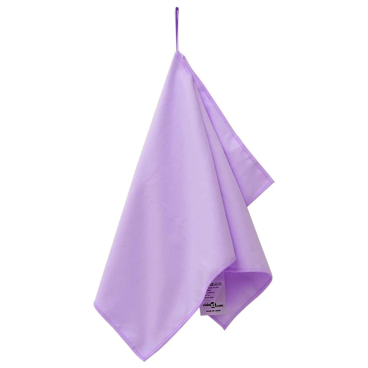 Vidaxl sporthanddoeken 2 st paars 50 x 30 cm polyester en polyamide