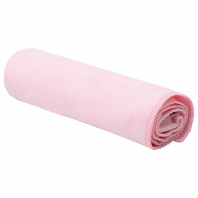 Vidaxl sporthanddoeken 2 st roze 50 x 30 cm