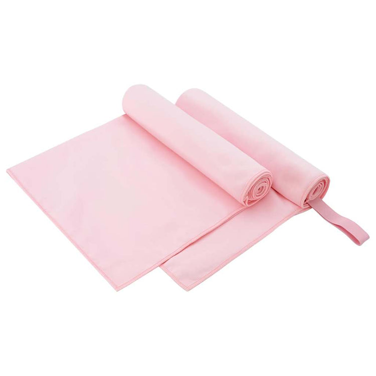 Vidaxl sporthanddoeken 2 st roze 100 x 50 cm