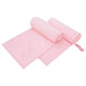 Vidaxl sporthanddoeken 2 st roze 200 x 100 cm