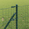 Vidaxl afrasteringspaal 2 pcs groen 50 cm poedergecoat staal