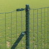 Vidaxl afrasteringspaal 2 pcs groen poedergecoat staal