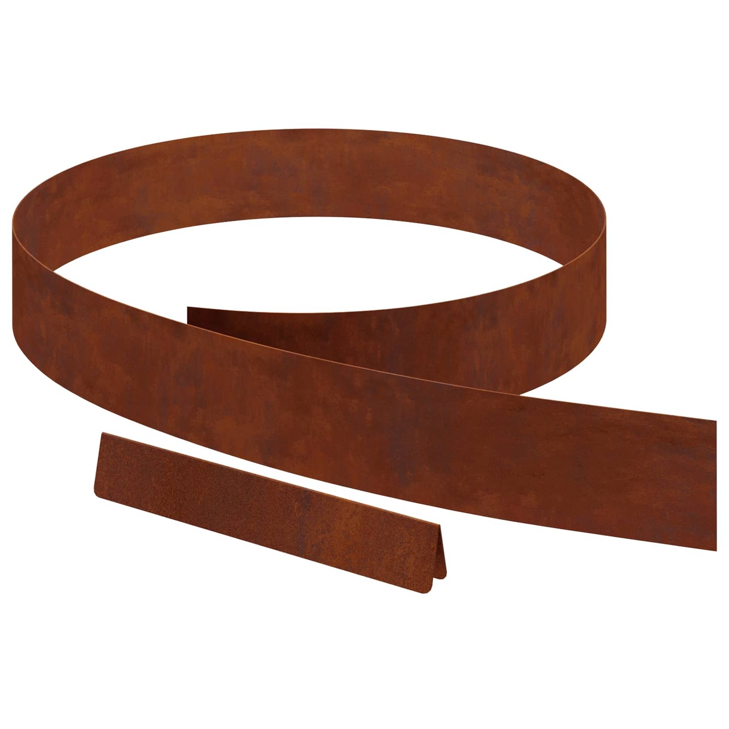 Vidaxl tuinrand roestig 450 x 0.05 x 15 cm cortenstaal
