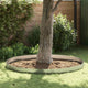 Vidaxl tuinrand 450 x 20 cm gegalvaniseerd staal zilver