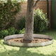 Vidaxl tuinrand 450 x 25 cm roestvrij staal zilver