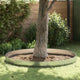 Vidaxl tuinrand 450 x 25 cm gegalvaniseerd staal zilver