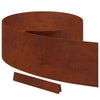 Vidaxl tuinrand 4 pcs roestig 450 x 0.05 x 15 cm cortenstaal
