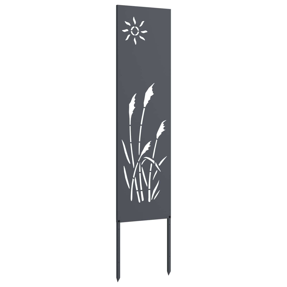 Vidaxl tuin privacy screen antraciet 32 x 140 cm koudgewalst staal