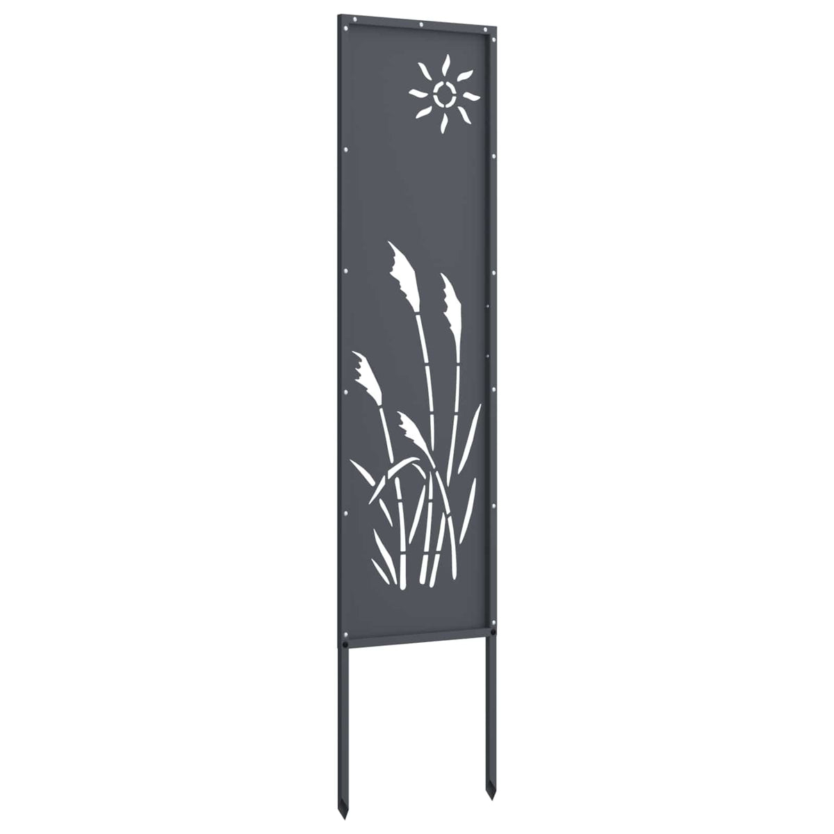 Vidaxl tuin privacy screen antraciet 32 x 140 cm koudgewalst staal