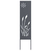 Vidaxl tuin privacy screen antraciet 32 x 140 cm koudgewalst staal