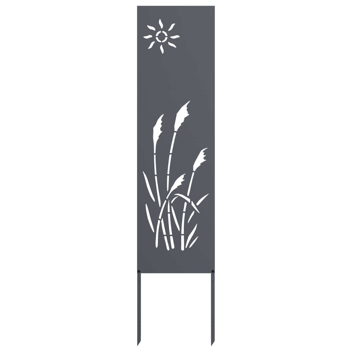 Vidaxl tuin privacy screen antraciet 32 x 140 cm koudgewalst staal