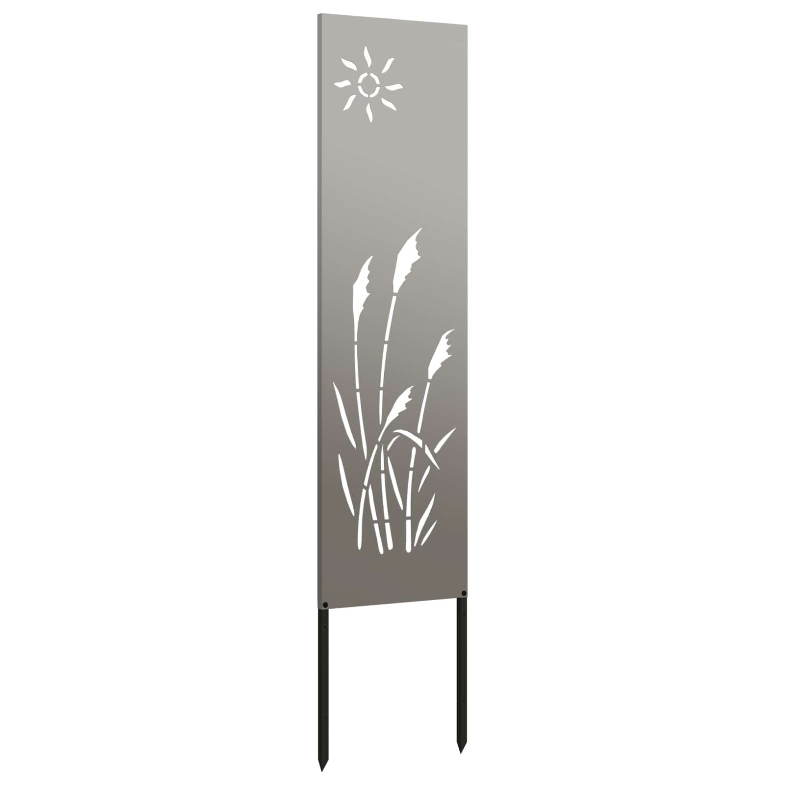 Vidaxl tuin privacy screen fretwerk roestig 32 x 140 cm cortenstaal