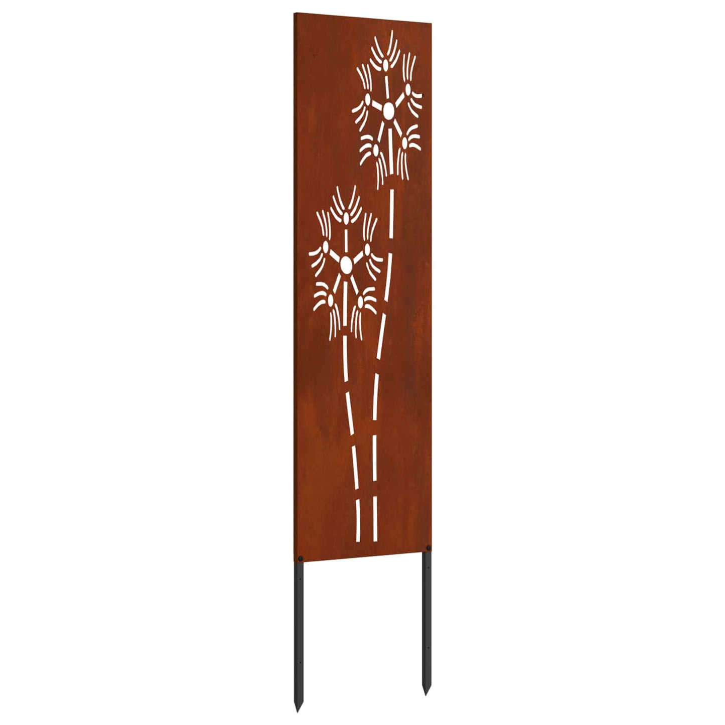 Vidaxl tuin privacy screen fretwerk roestig 32 x 140 cm cortenstaal