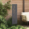 Vidaxl tuin privacy screen antraciet 32 x 140 cm koudgewalst staal