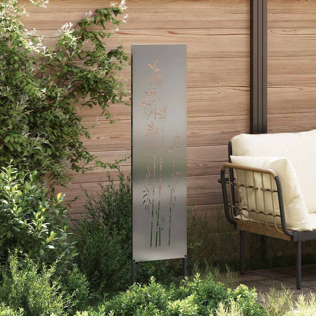 Vidaxl tuin privacy screen zilver 32 x 140 cm gegalvaniseerd staal
