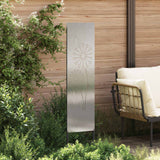 Vidaxl tuin privacy screen fretwerk zilver 32 x 140 cm roestvrij staal - afbeelding 3