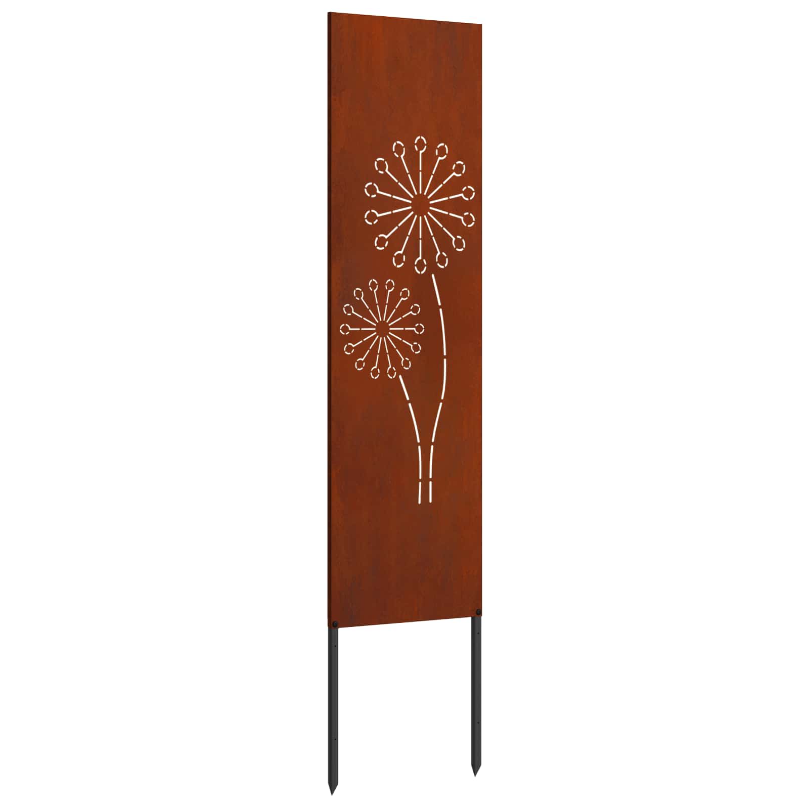 Vidaxl tuin privacy screen fretwerk roestig 32 x 140 cm cortenstaal