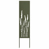Vidaxl tuin privacy screen olijfgroen 32 x 140 cm koudgewalst staal