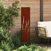 Vidaxl tuin privacy screen fretwerk roestig 32 x 140 cm cortenstaal