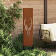 Vidaxl tuin privacy screen roestig 32 x 140 cm weervast staal - afbeelding 3