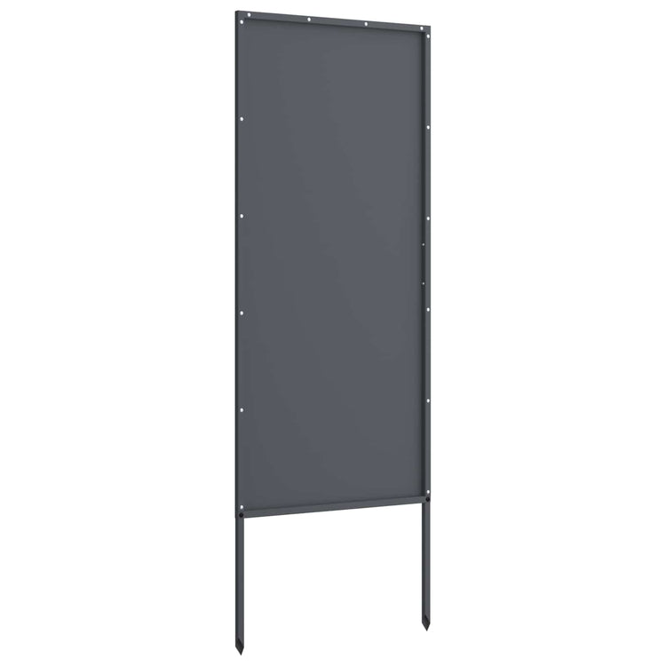 Vidaxl tuin privacy screen antraciet 50 x 140 cm koudgewalst staal