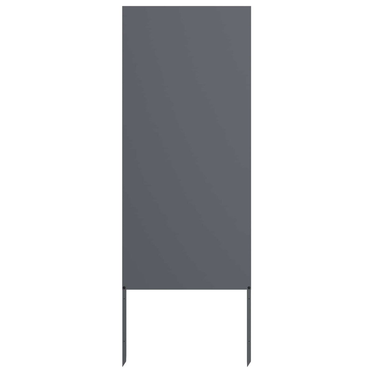 Vidaxl tuin privacy screen antraciet 50 x 140 cm koudgewalst staal
