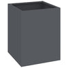 Vidaxl tuin bloempot antraciet 32 x 32 x 40 cm koudgewalst staal