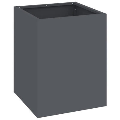 Vidaxl plantenbak antraciet 32 x 32 x 40 cm koudgewalst staal