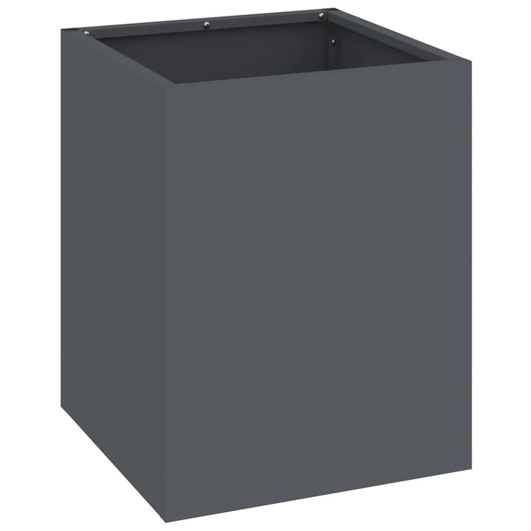 Vidaxl plantenbak antraciet 32 x 32 x 40 cm koudgewalst staal