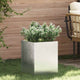 Vidaxl plantenbak gegalvaniseerd staal 32 x 32 x 40 cm