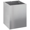 Vidaxl tuin bloempot gegalvaniseerd staal 32 x 32 x 40 cm