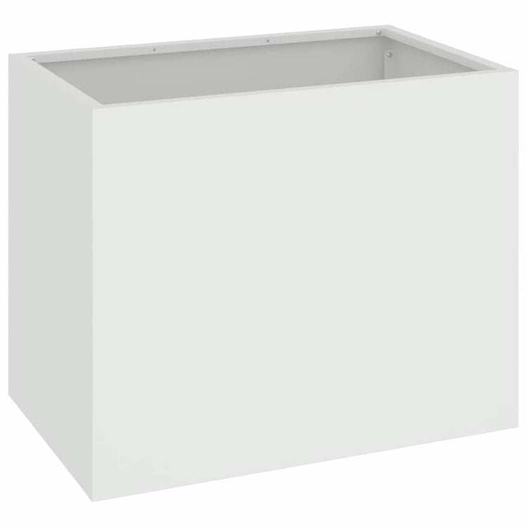 Vidaxl plantenbak wit 50 x 32 x 40 cm koudgewalst staal