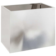 Vidaxl tuin bloempot roestvrij staal 50 x 32 x 40 cm roestvrij staal - afbeelding 2