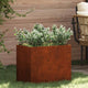 Vidaxl plantenbak roestig 50 x 32 x 40 cm cortenstaal
