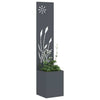 Vidaxl tuin privacy screen fretwerk antraciet 50 x 32 x 150 cm