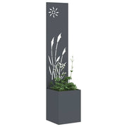 Vidaxl tuin privacy screen fretwerk antraciet 32 x 32 x 150 cm - afbeelding 3