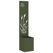 Vidaxl tuin privacy screen fretwerk olijfgroen 32 x 32 x 150 cm - afbeelding 2