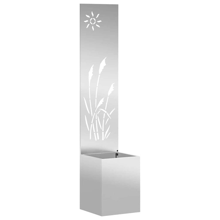 Vidaxl tuin privacy screen fretwerk zilver 32 x 32 x 150 cm