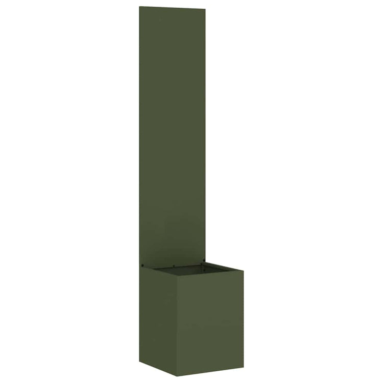 Vidaxl tuin privacy screen fretwerk olijfgroen 32 x 32 x 150 cm