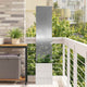 Vidaxl tuin privacy screen fretwerk zilver 32 x 32 x 150 cm