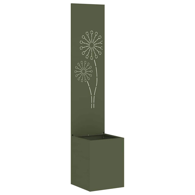 Vidaxl tuin privacy screen fretwerk olijfgroen 32 x 32 x 150 cm